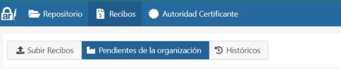 Menú para rol 'Empleador'